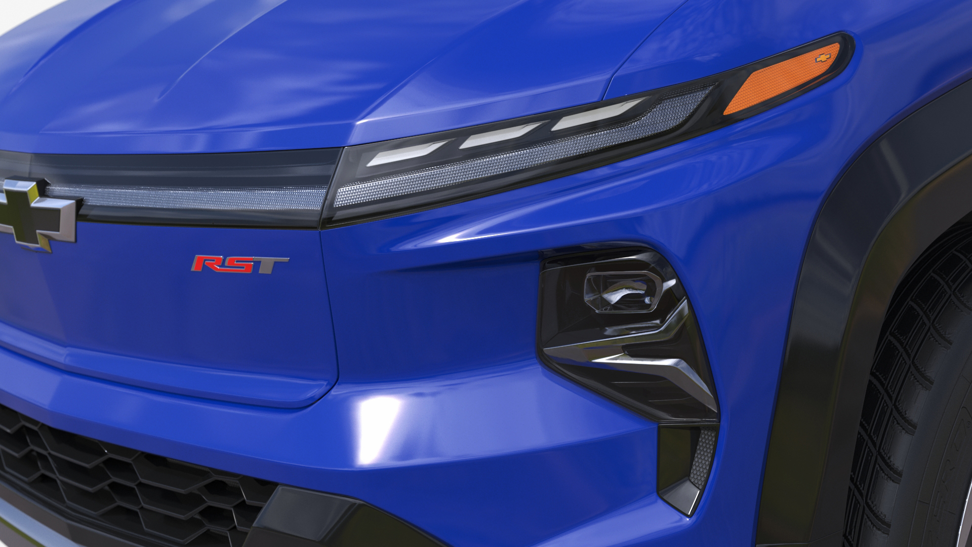 2024 Chevrolet Silverado EV RST Blue Simplified 3D