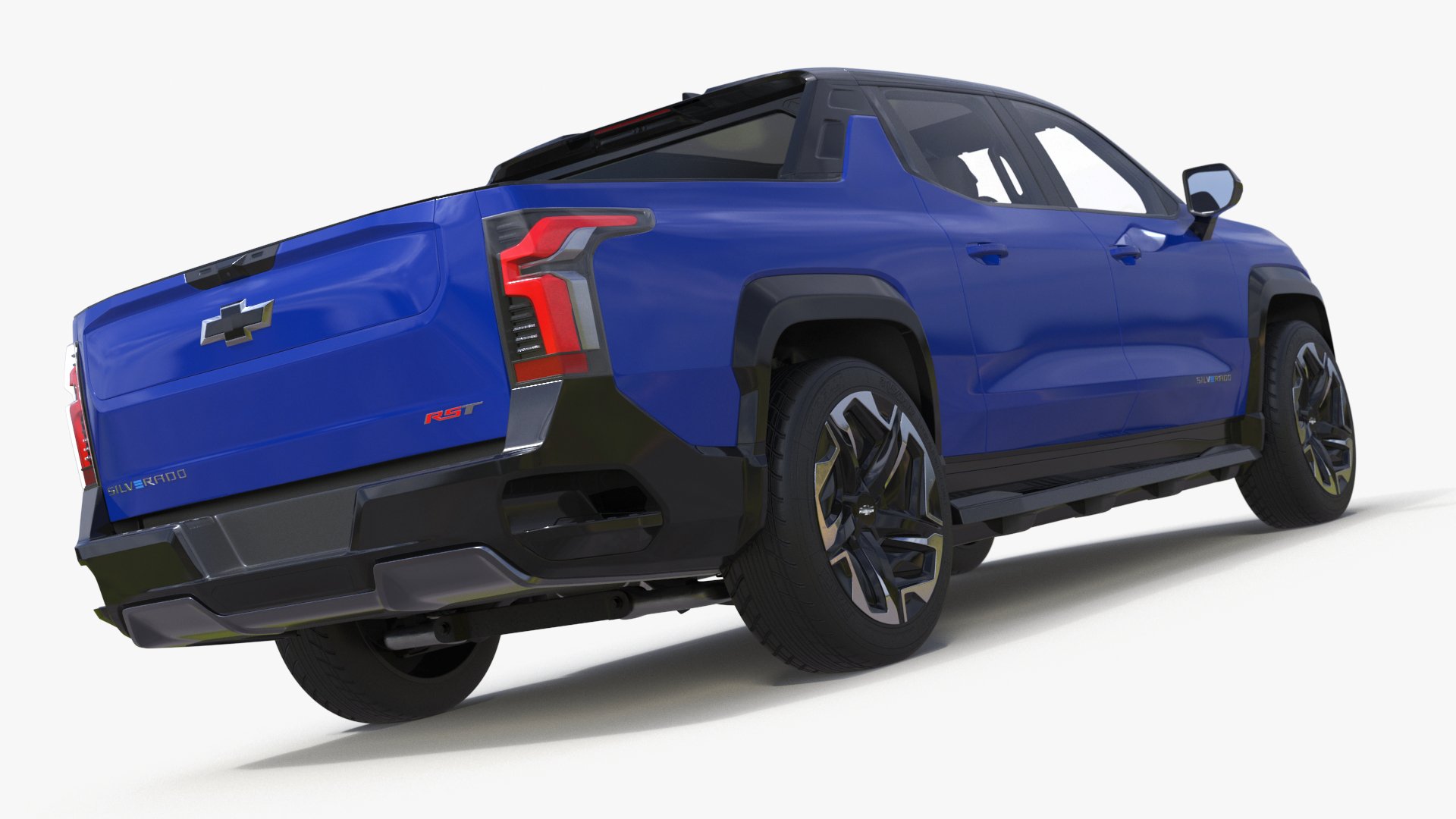 2024 Chevrolet Silverado EV RST Blue Simplified 3D