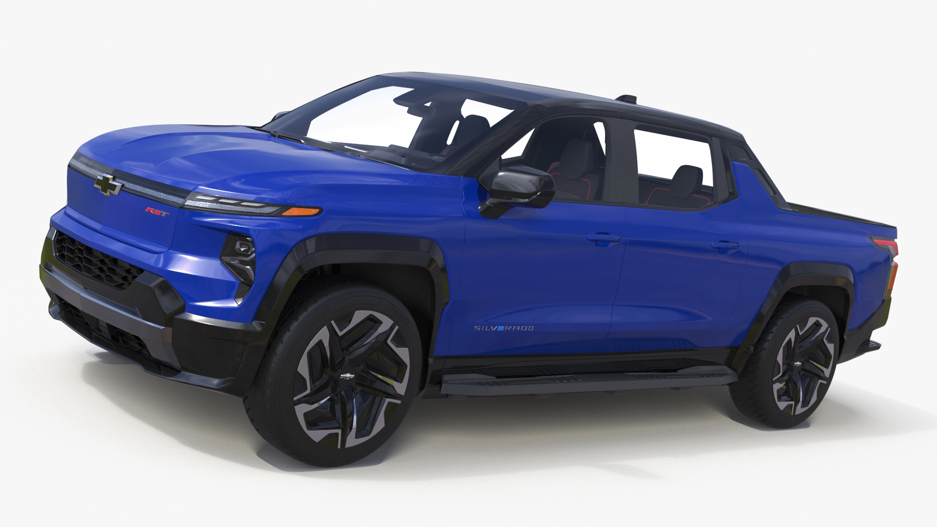 2024 Chevrolet Silverado EV RST Blue Simplified 3D