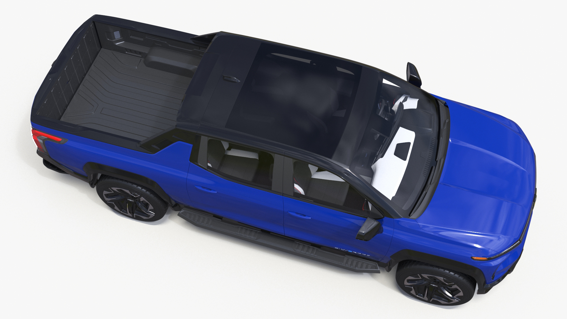 2024 Chevrolet Silverado EV RST Blue Simplified 3D