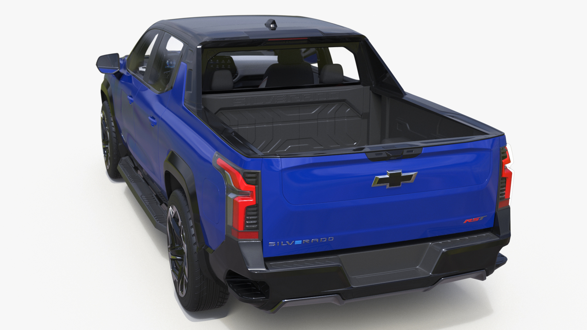 2024 Chevrolet Silverado EV RST Blue Simplified 3D