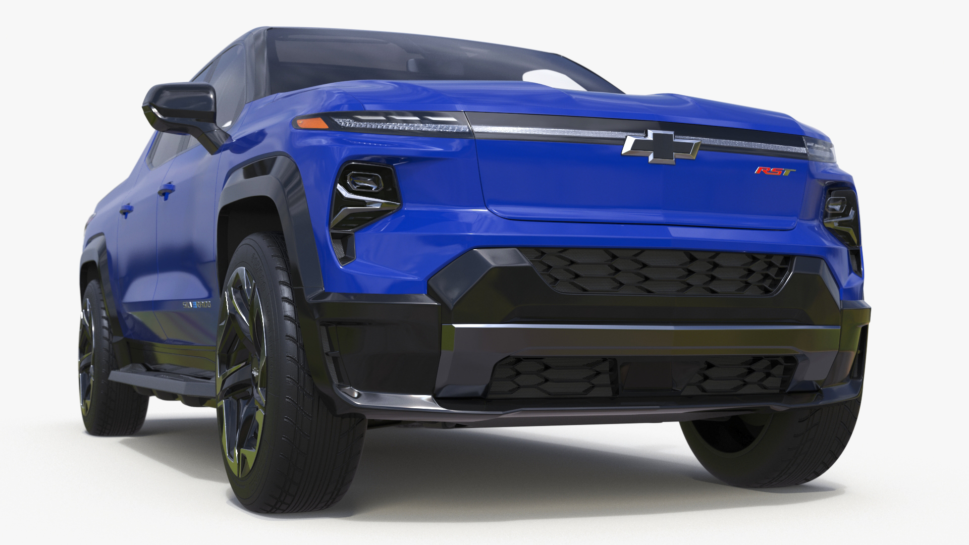 2024 Chevrolet Silverado EV RST Blue Simplified 3D