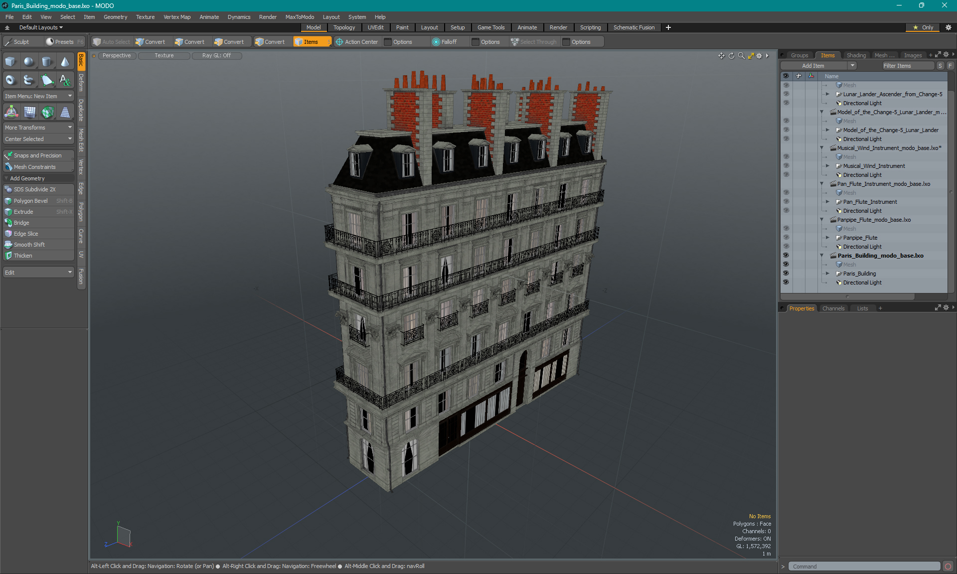 Paris Building 3D model