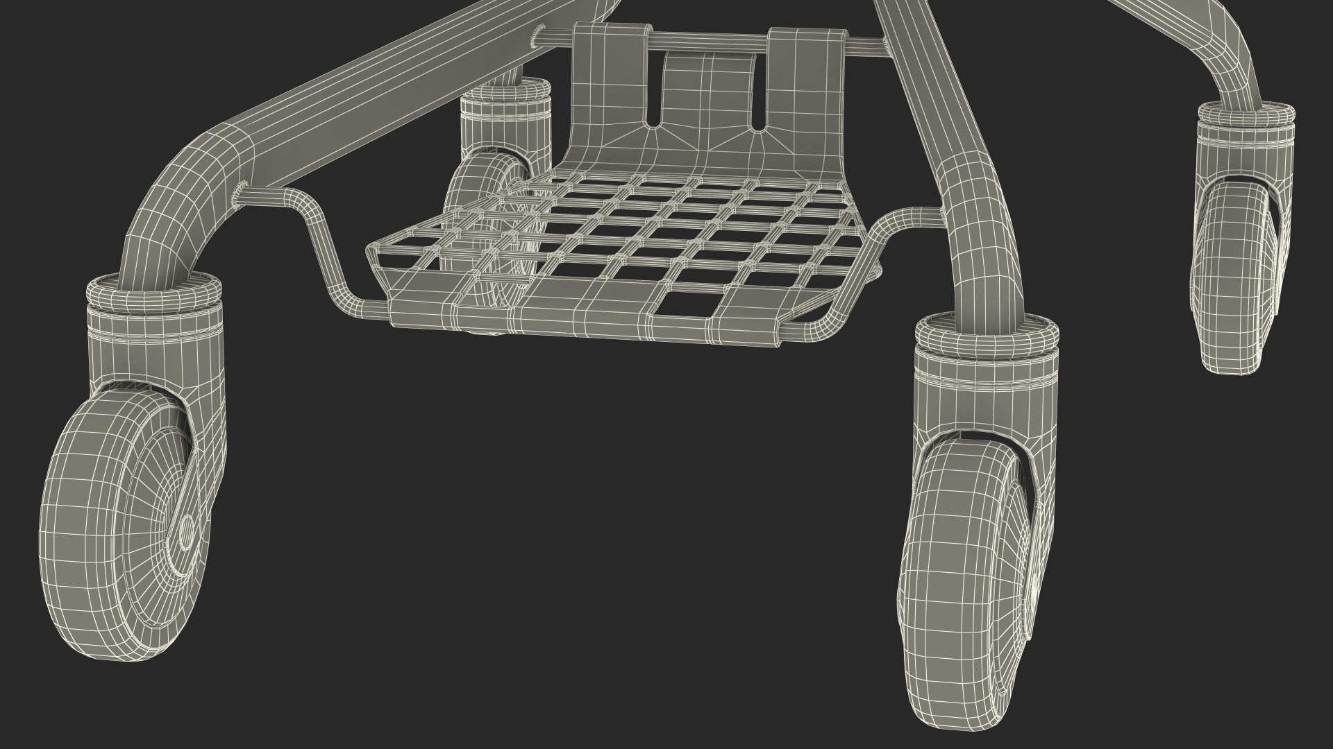 3D Araven Plastic Shopping Trolley LOOP 170L