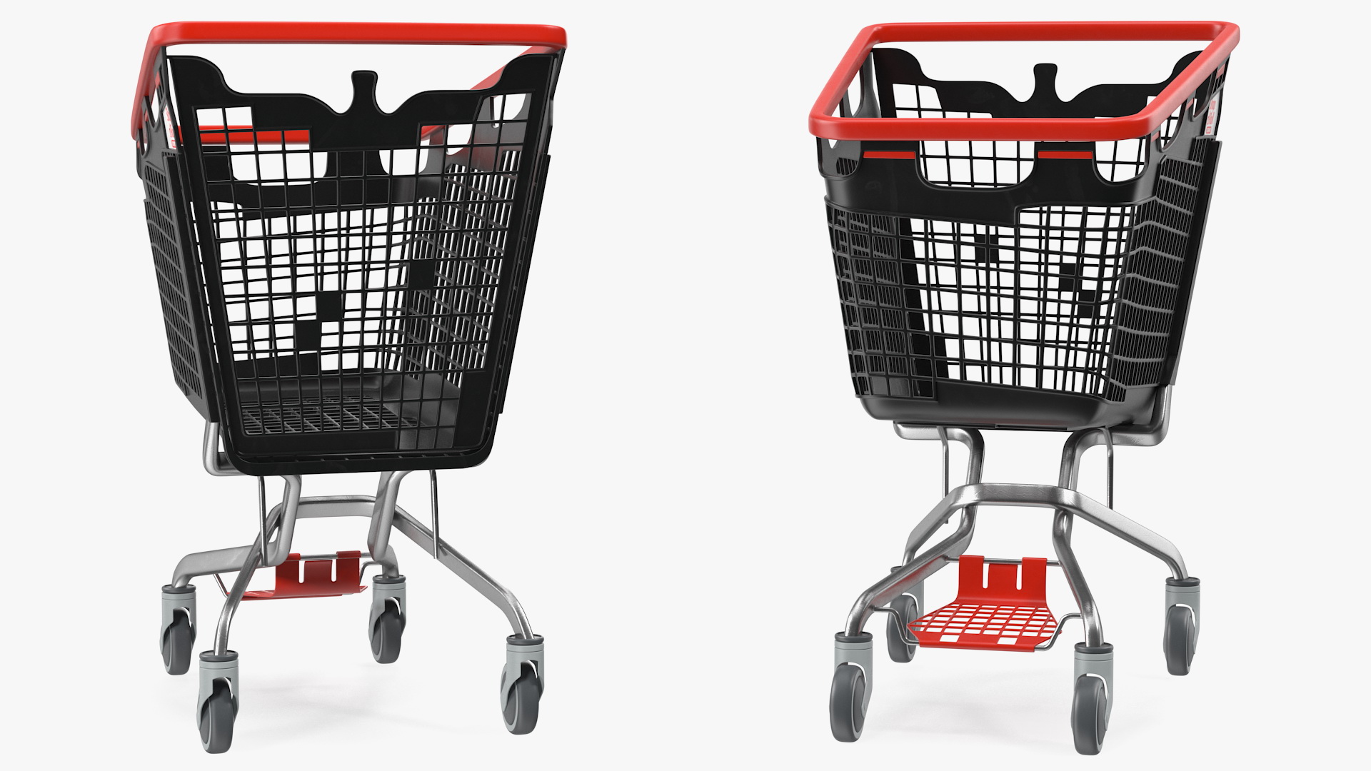 3D Araven Plastic Shopping Trolley LOOP 170L