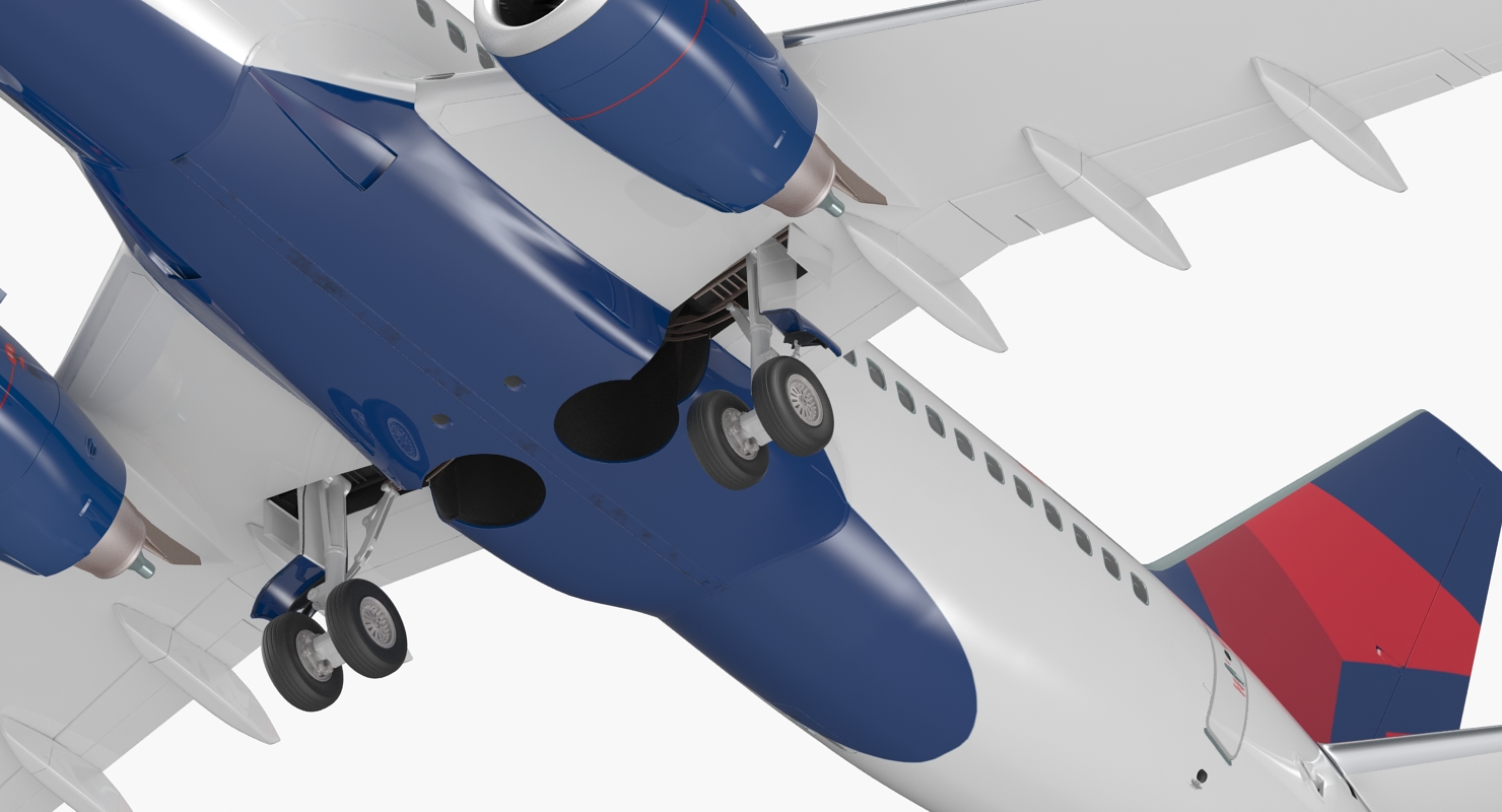 Boeing 737 700 with Interior Delta Air Lines 3D model