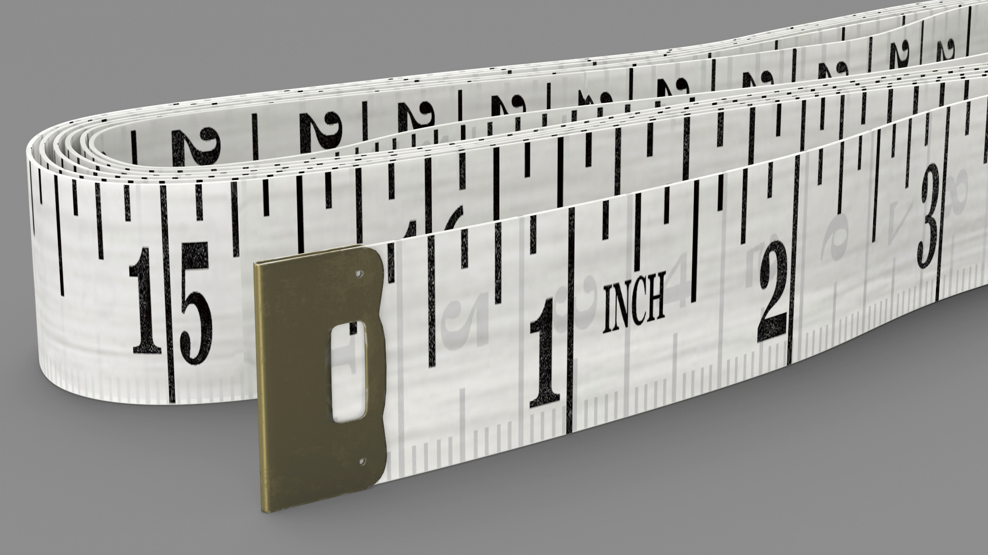 Tailors Measuring Tape 3D