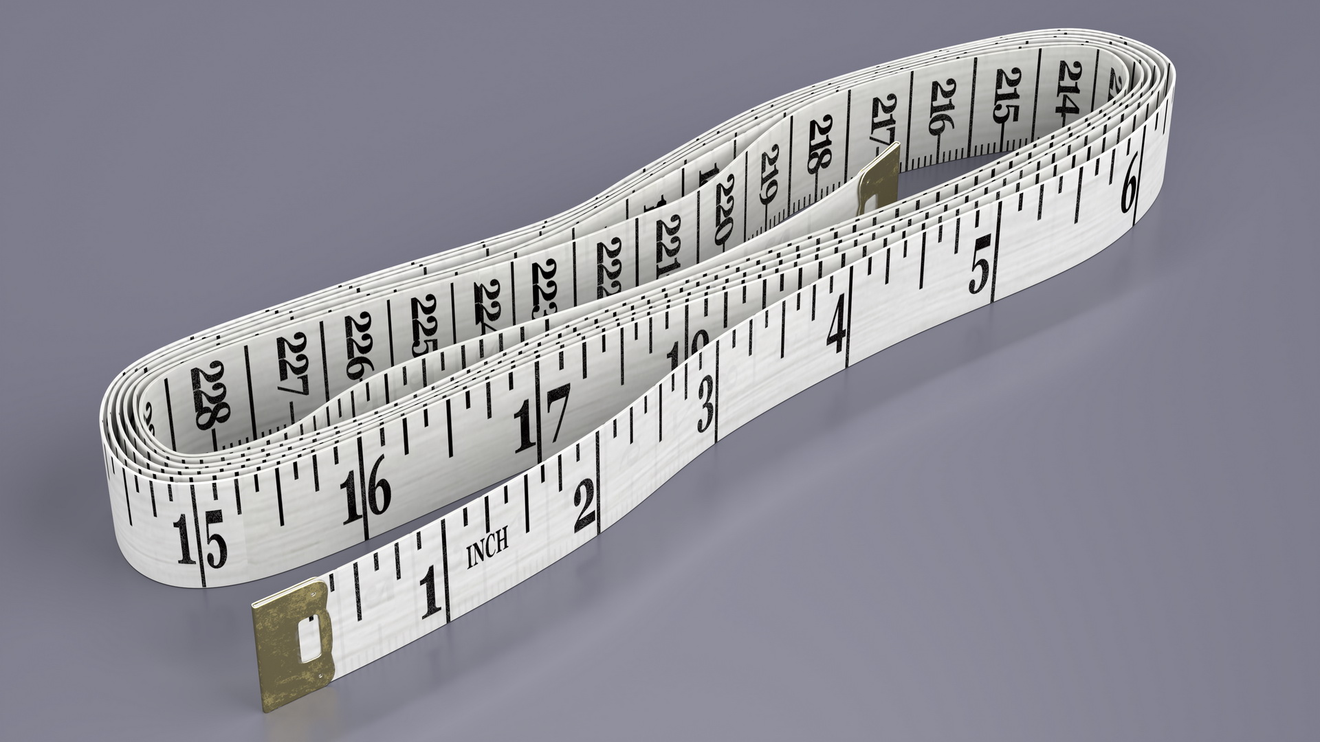 Tailors Measuring Tape 3D