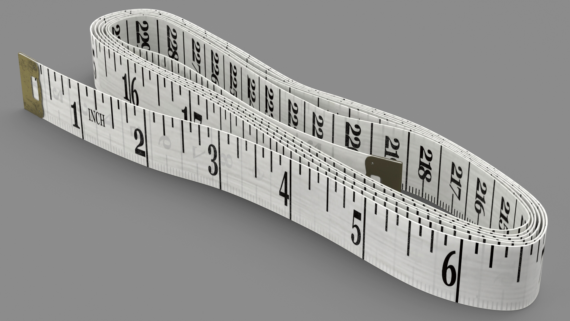 Tailors Measuring Tape 3D