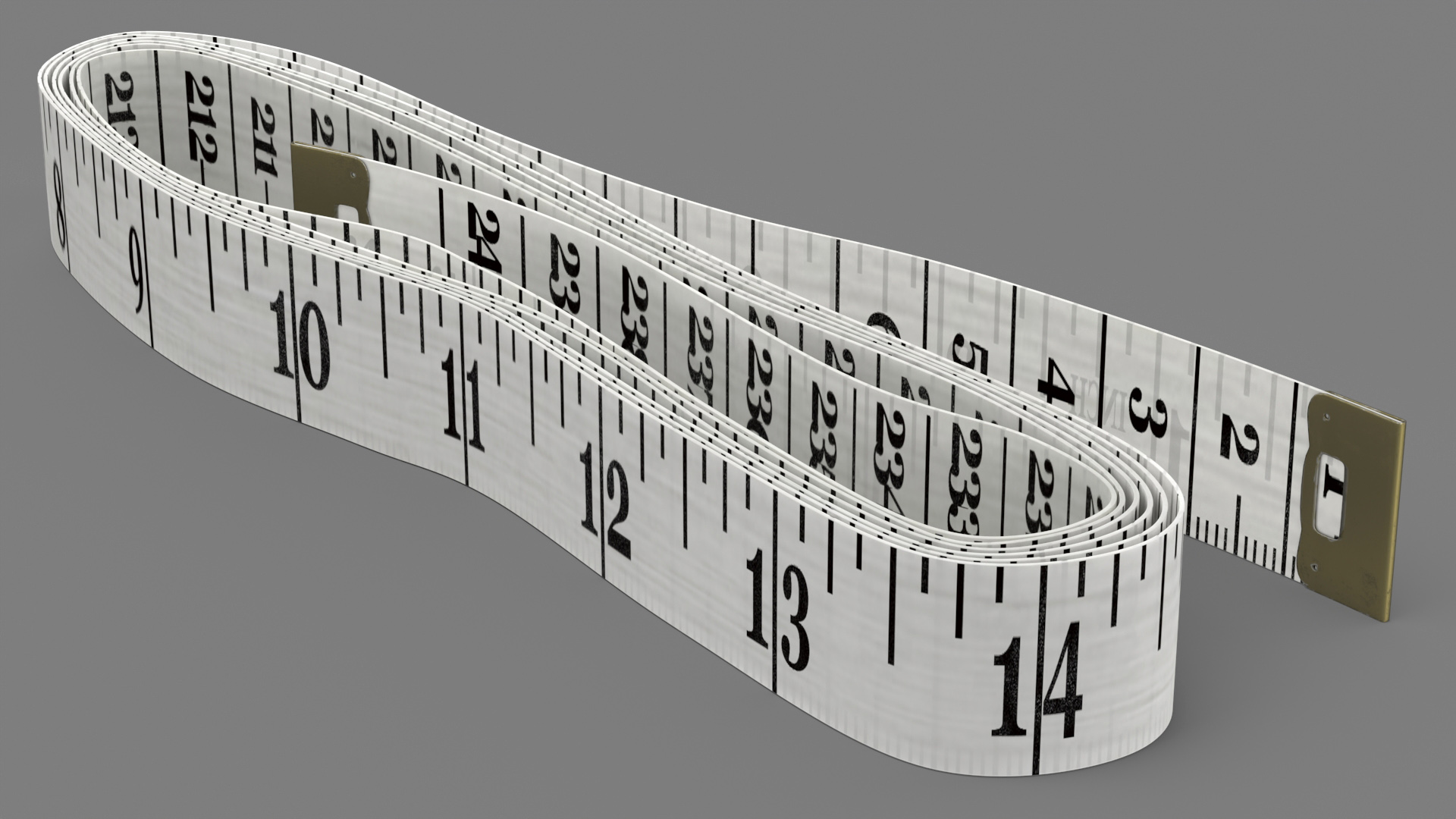 Tailors Measuring Tape 3D