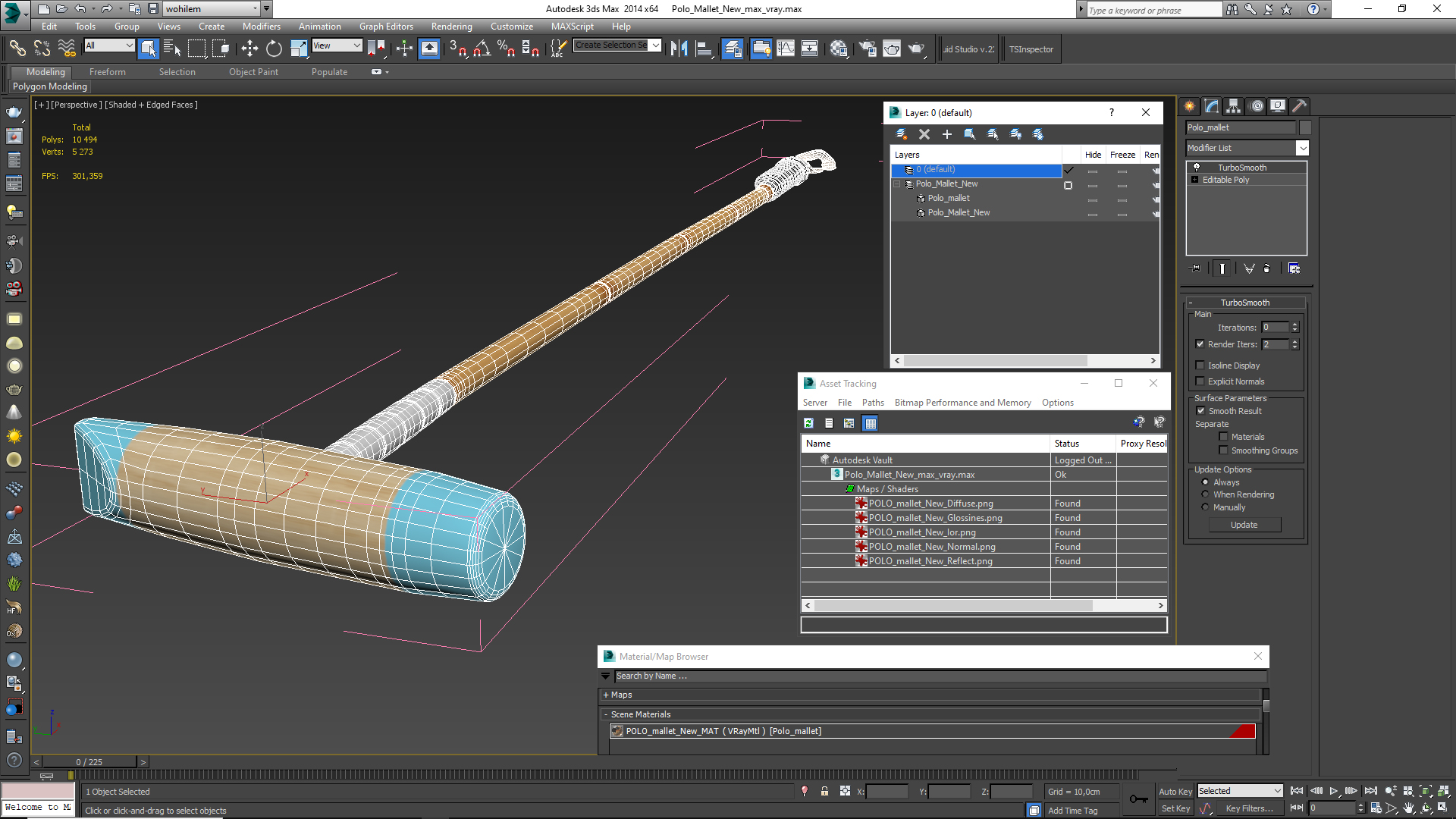 3D model Polo Mallet New