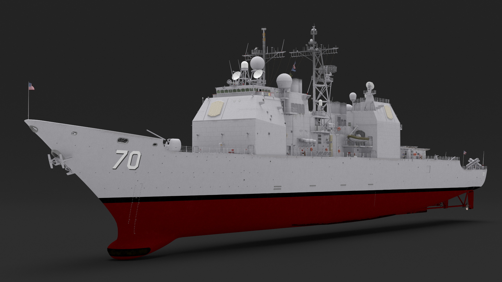 Arleigh Burke-Class Destroyer 3D model