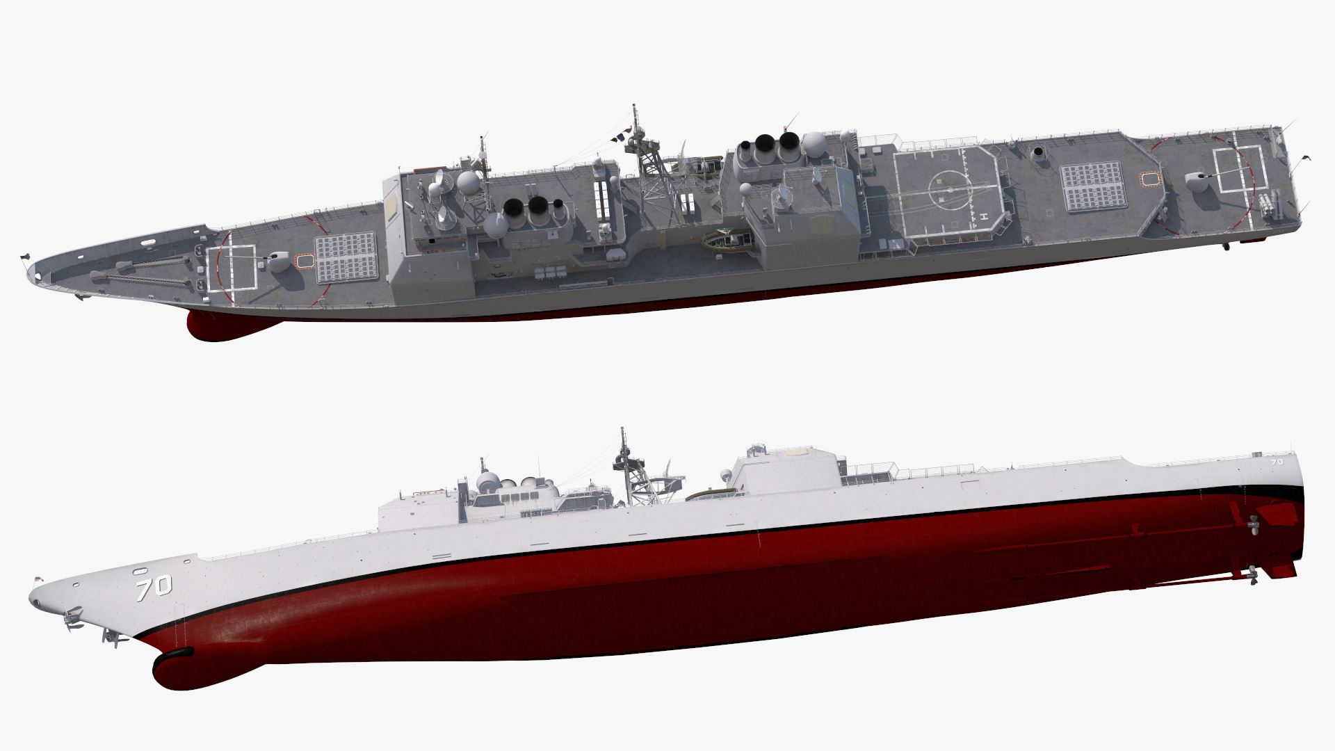 Arleigh Burke-Class Destroyer 3D model