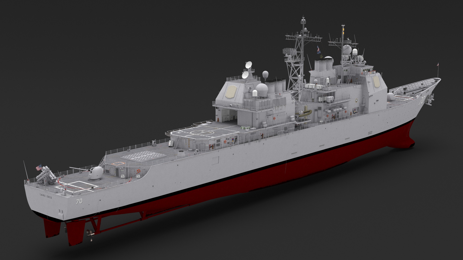 Arleigh Burke-Class Destroyer 3D model