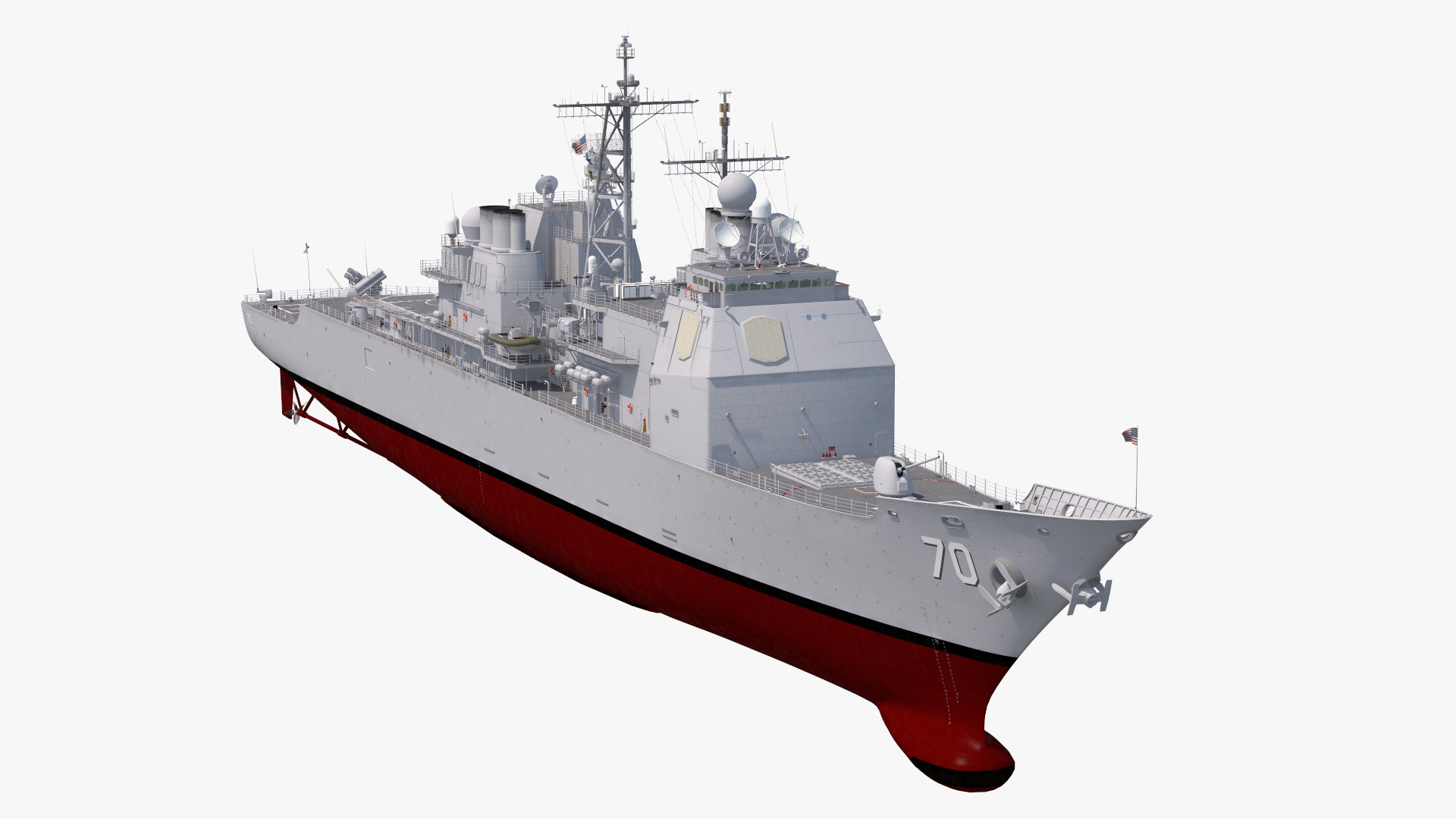 Arleigh Burke-Class Destroyer 3D model