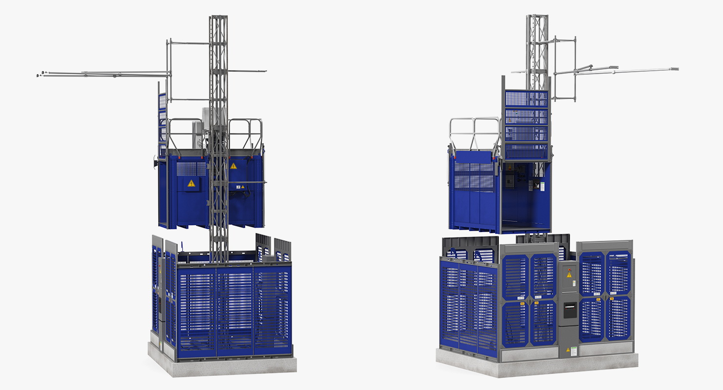 Heavy Duty Elevator 3D model