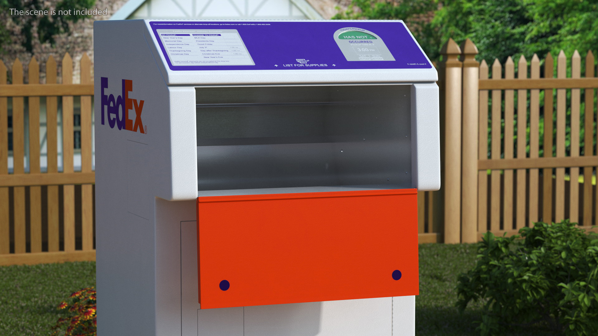 FedEx Package Drop Box 3D