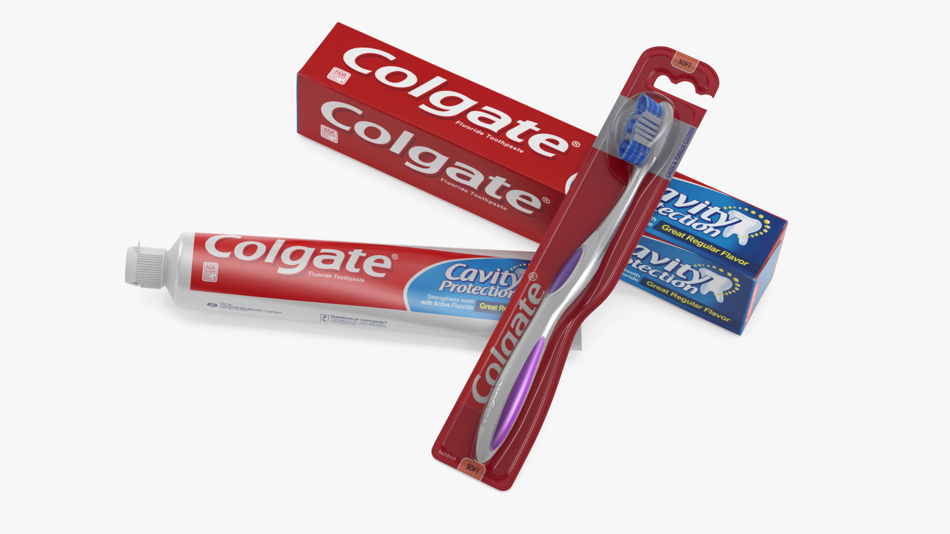 3D Colgate Toothcare Set