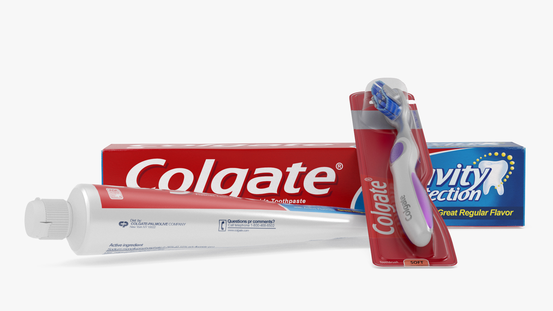 3D Colgate Toothcare Set