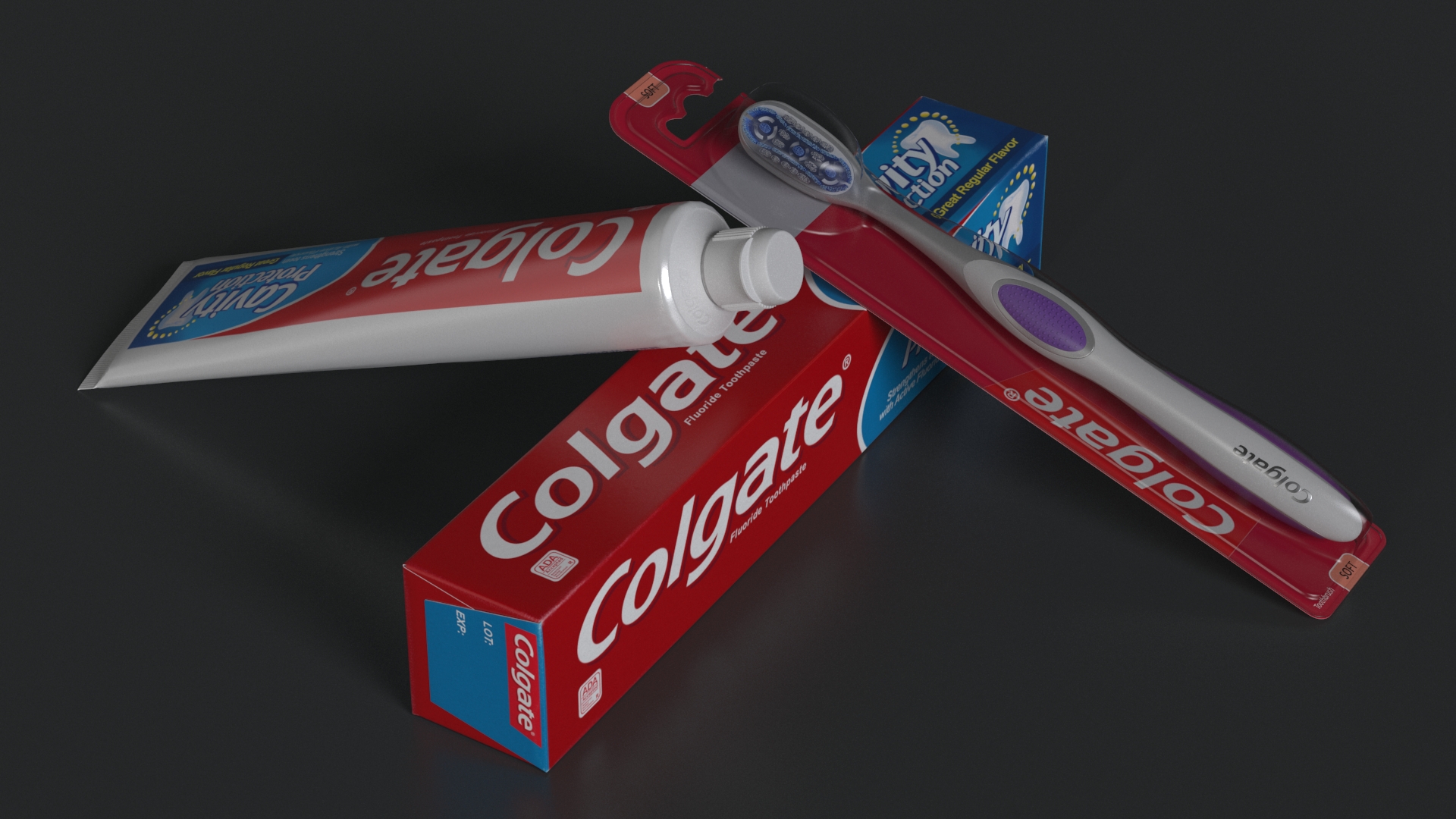 3D Colgate Toothcare Set