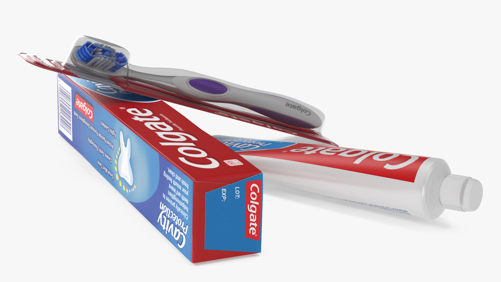 3D Colgate Toothcare Set