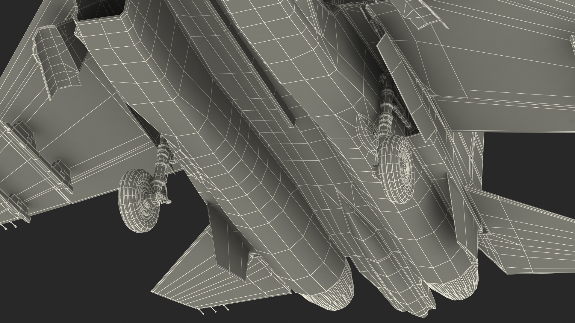 Ukrainian Air Force Sukhoi Su-27 Flanker Old 3D model