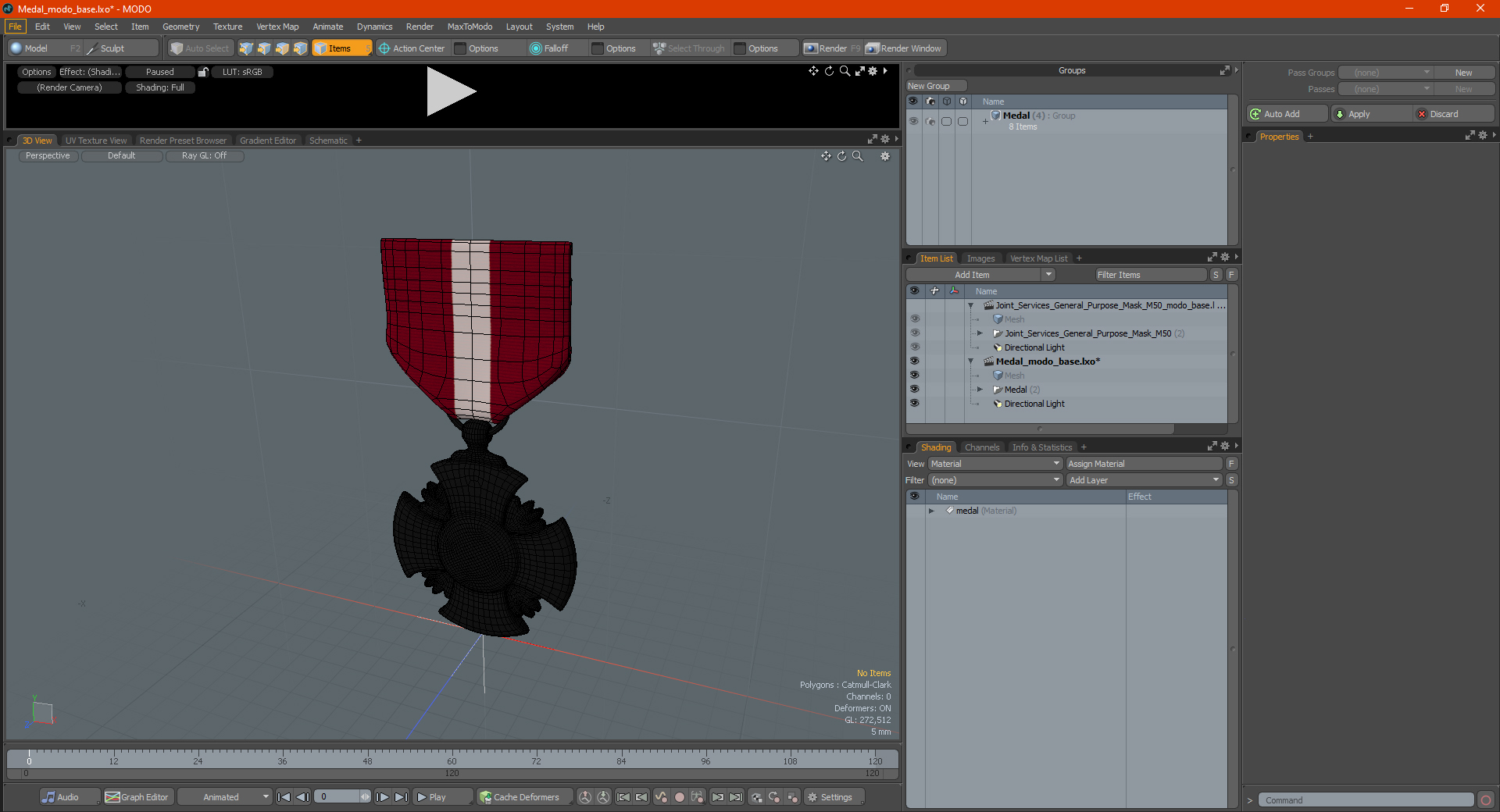 Medal 3D model