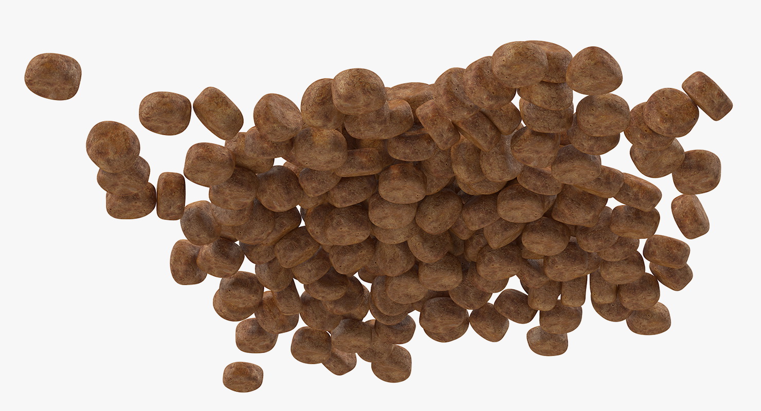 Dry Dog Food 3D