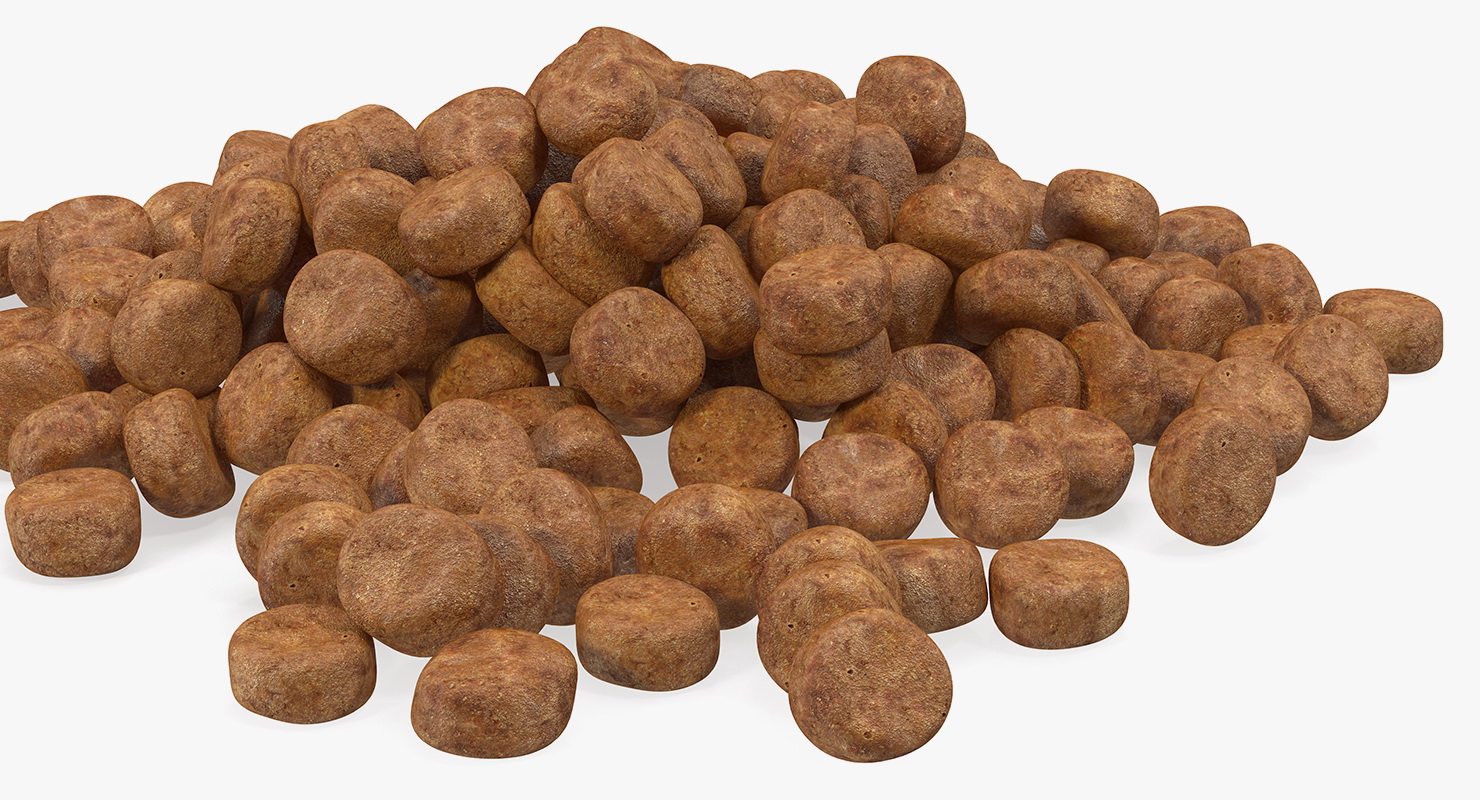 Dry Dog Food 3D