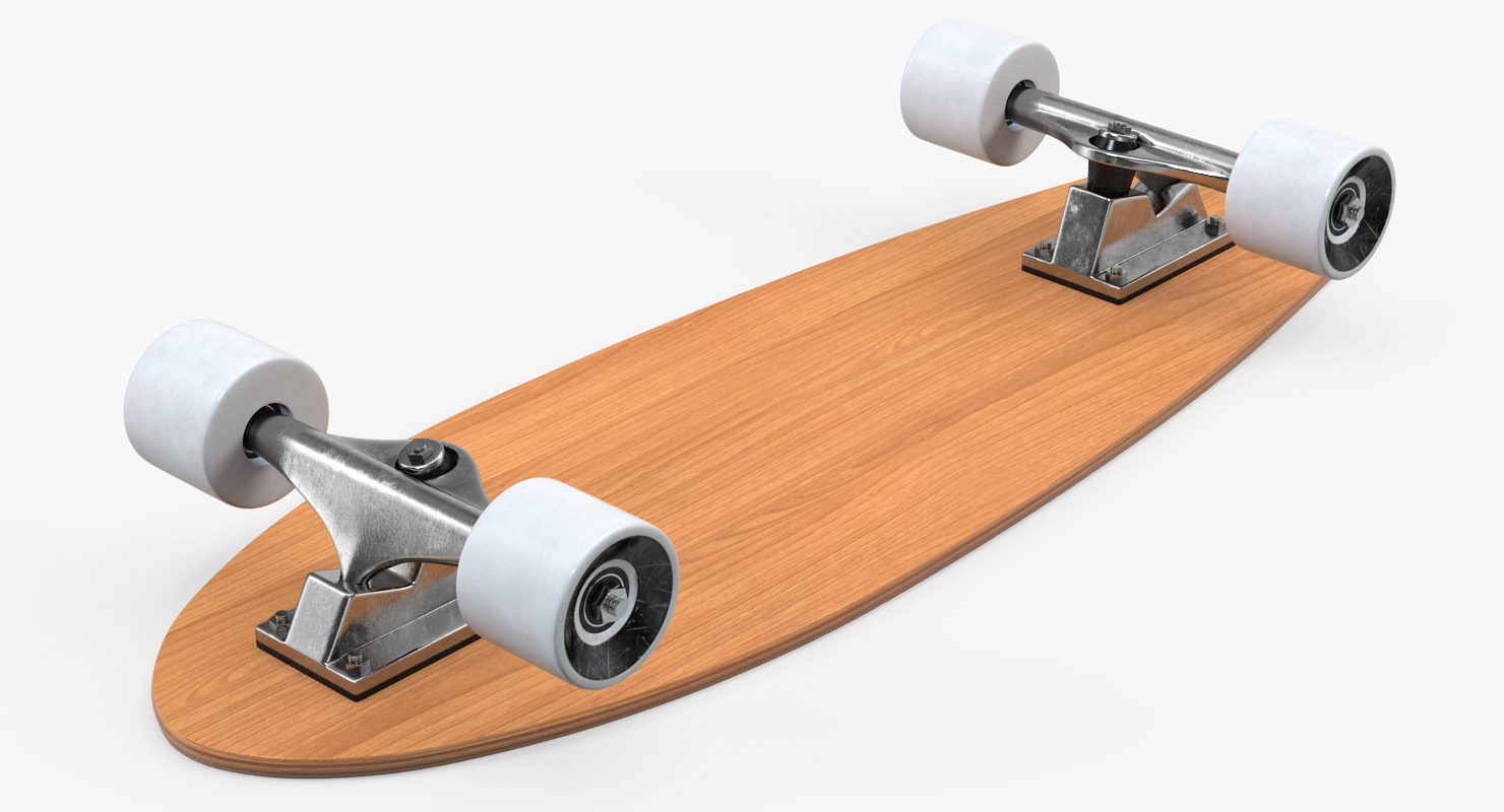 Fishtail Skateboard Generic 3D