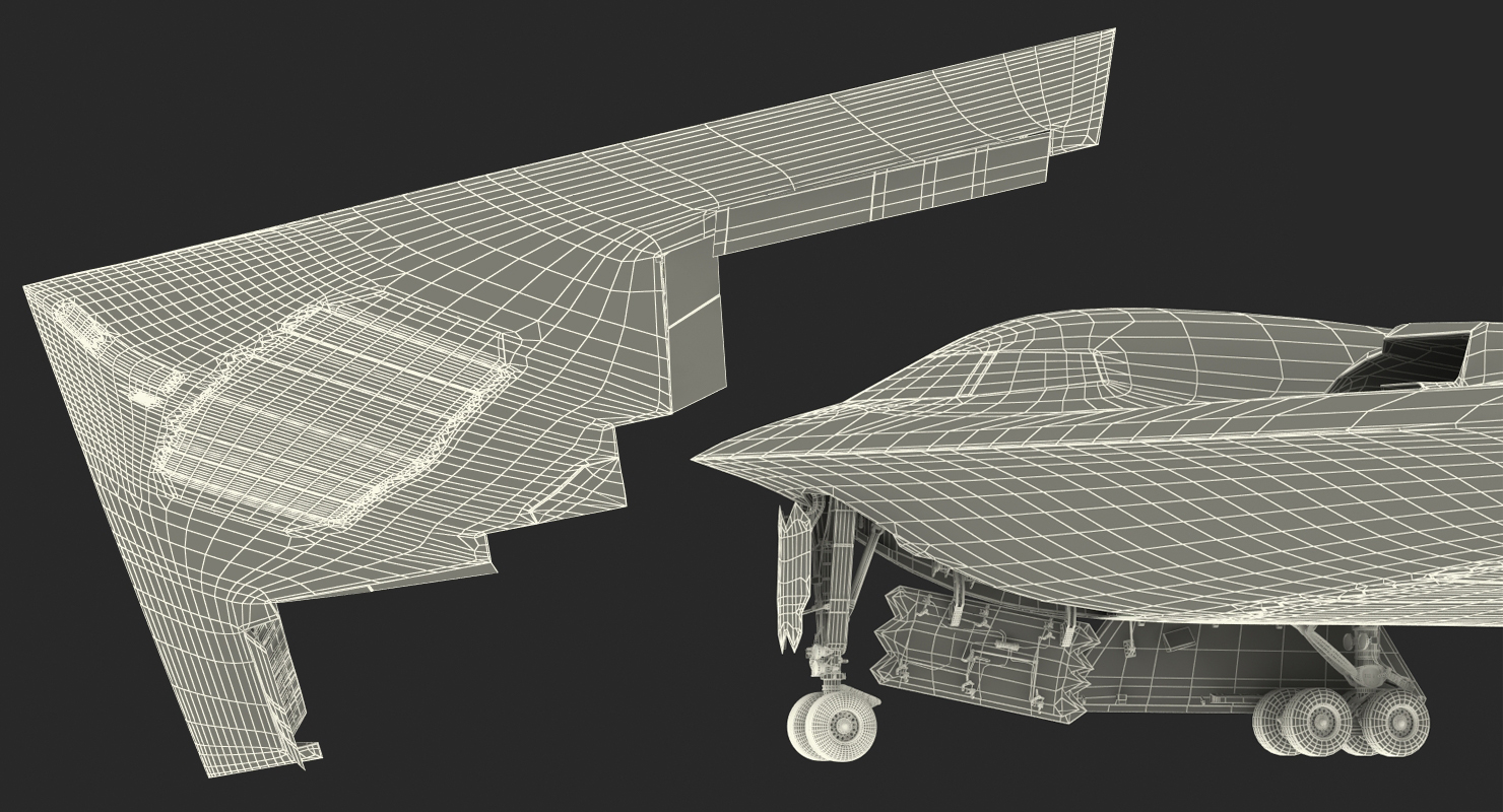 3D model Stealth Bomber B 2 Spirit