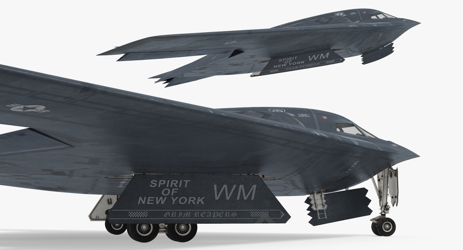 3D model Stealth Bomber B 2 Spirit