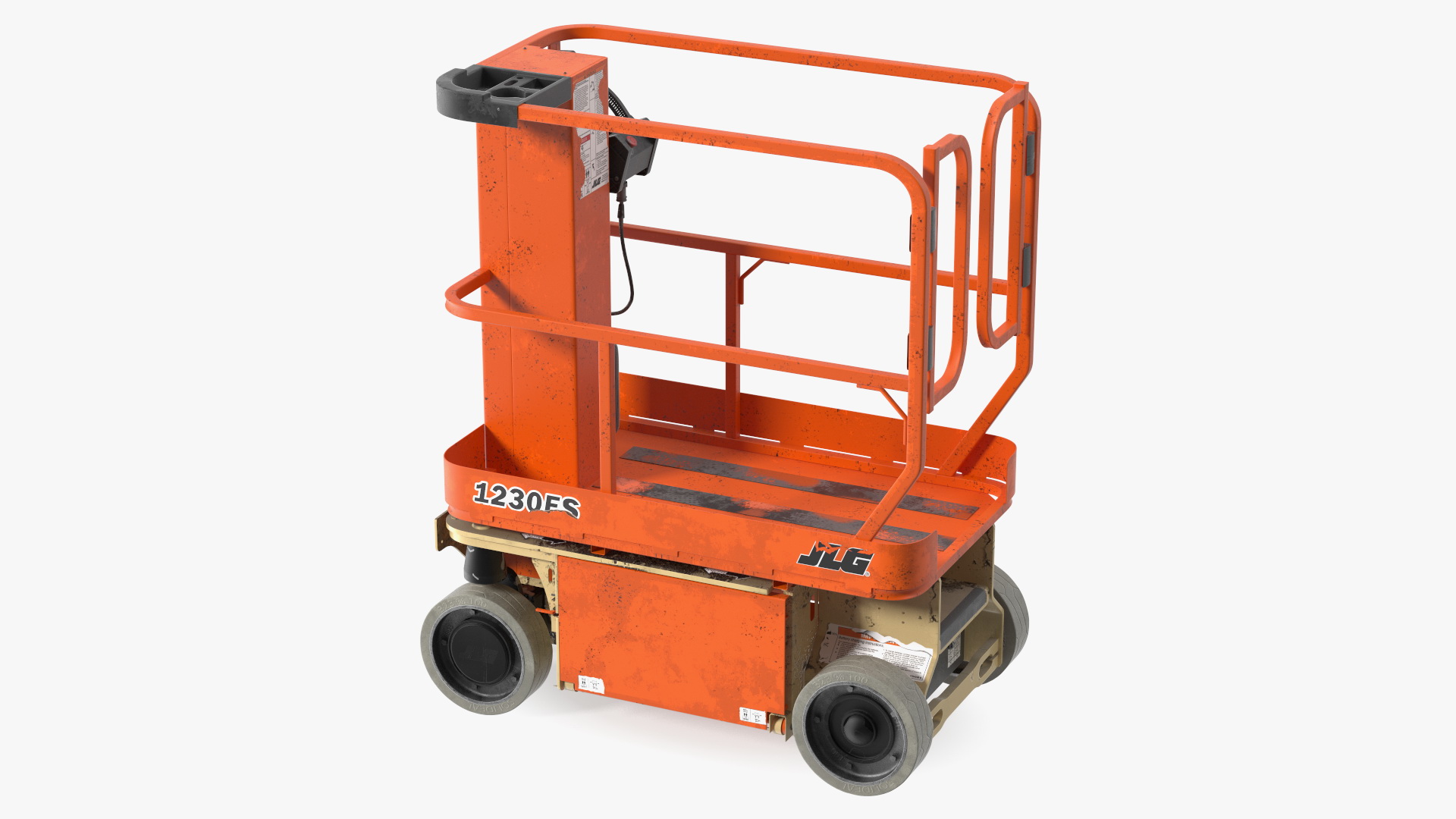 JLG 1230ES Vertical Mast Lift Dirty Rigged 3D