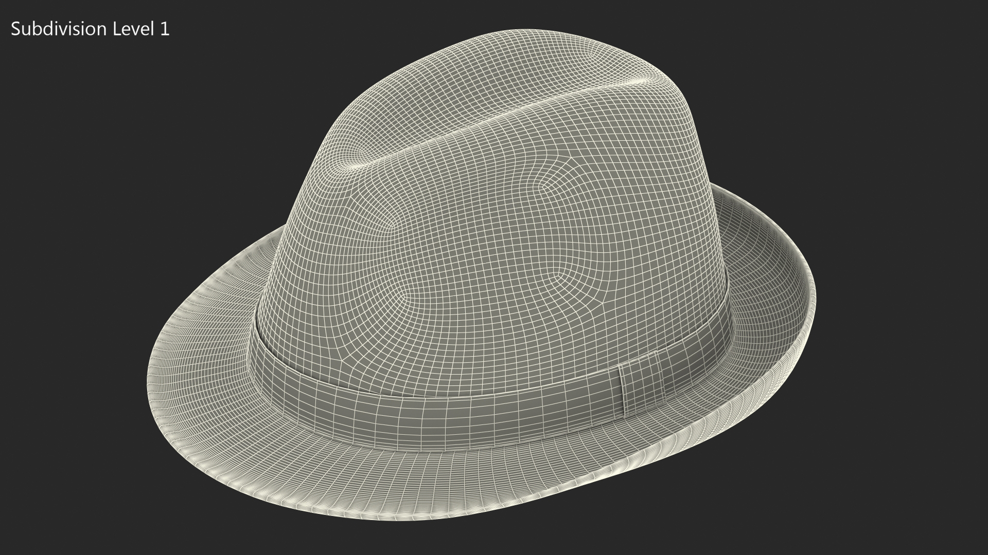 3D model Wicker Hat