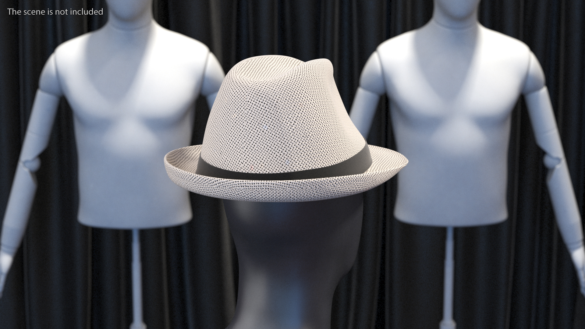 3D model Wicker Hat