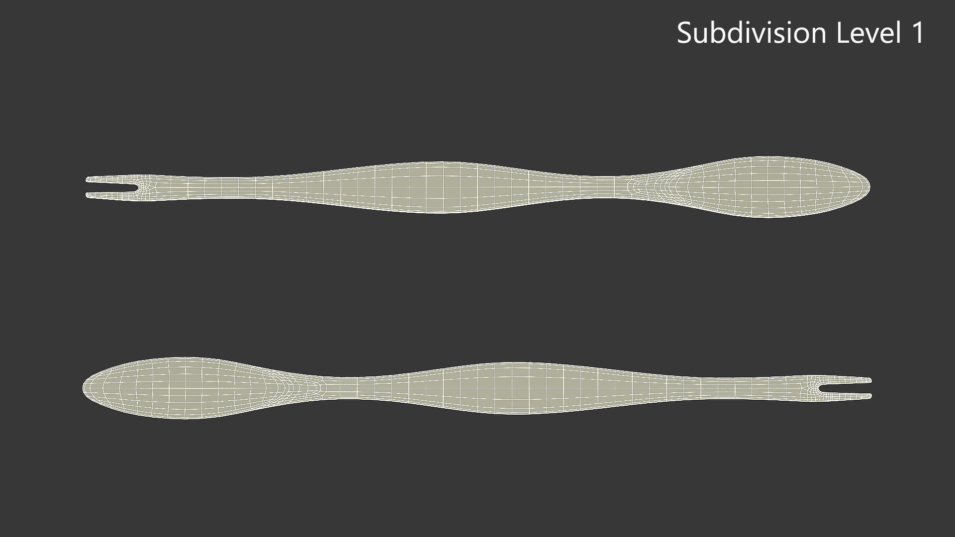 3D model Crab Spoon Fork