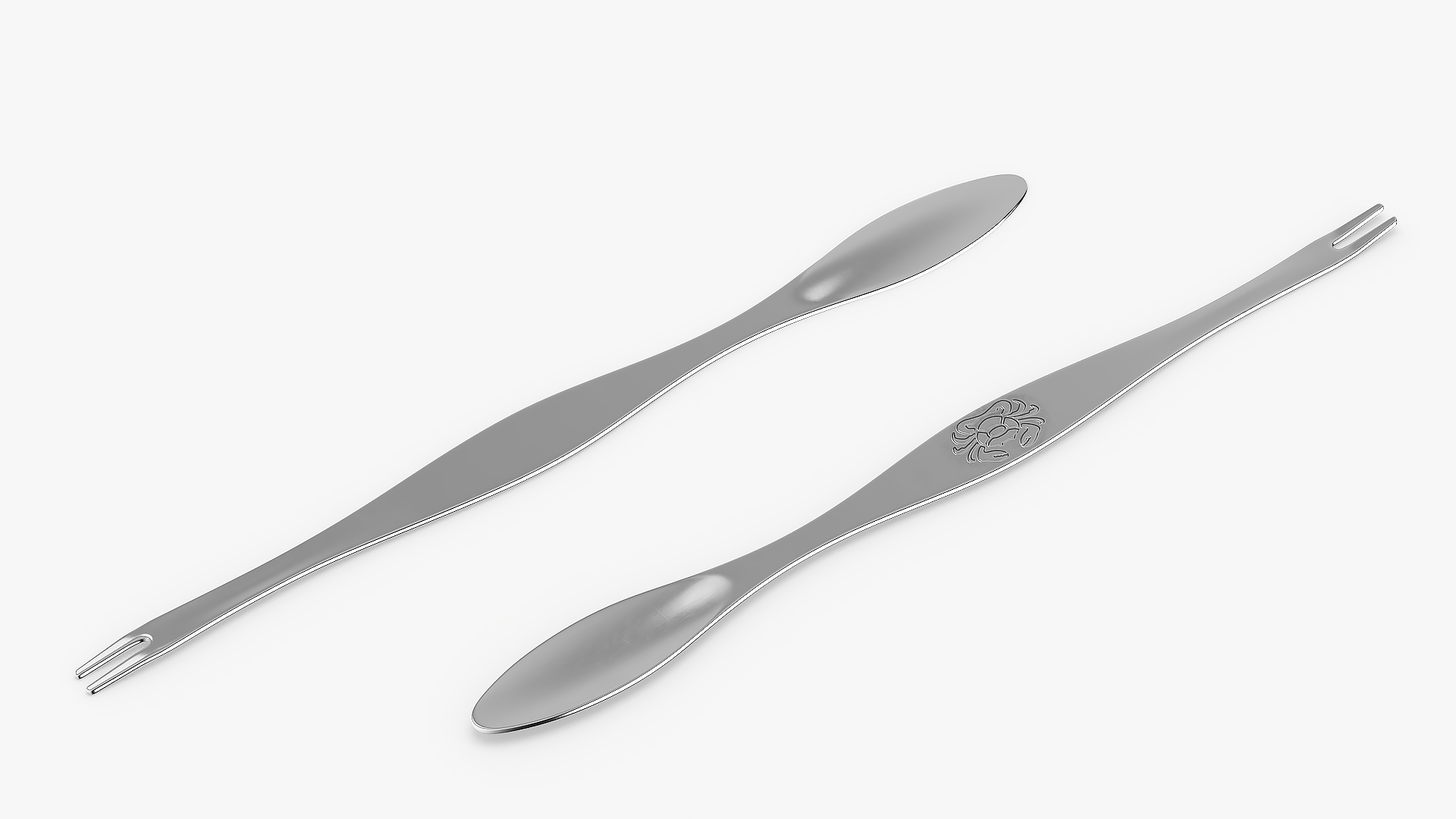 3D model Crab Spoon Fork