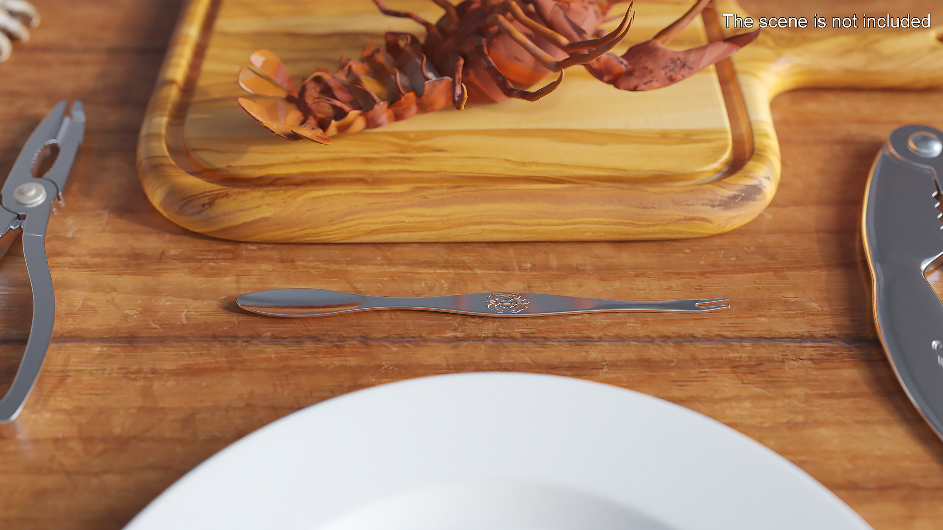 3D model Crab Spoon Fork