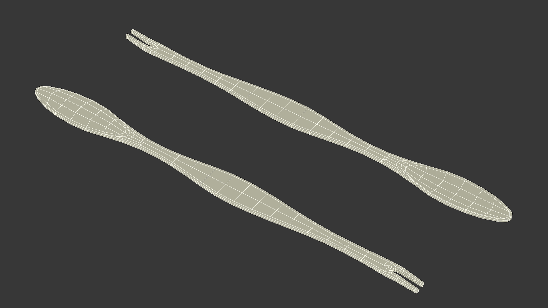 3D model Crab Spoon Fork