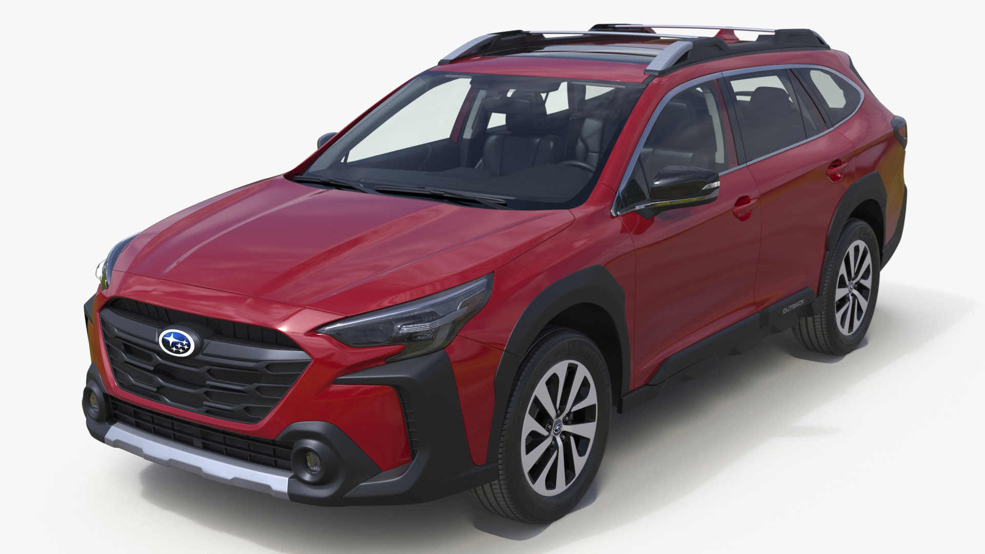 3D Subaru Outback 2025 Crimson Red