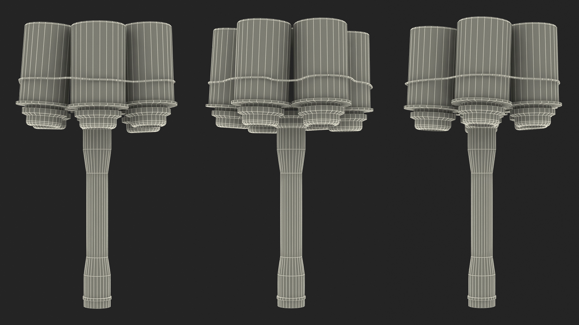 3D model Anti Tank Stick Grenade Game Weapon