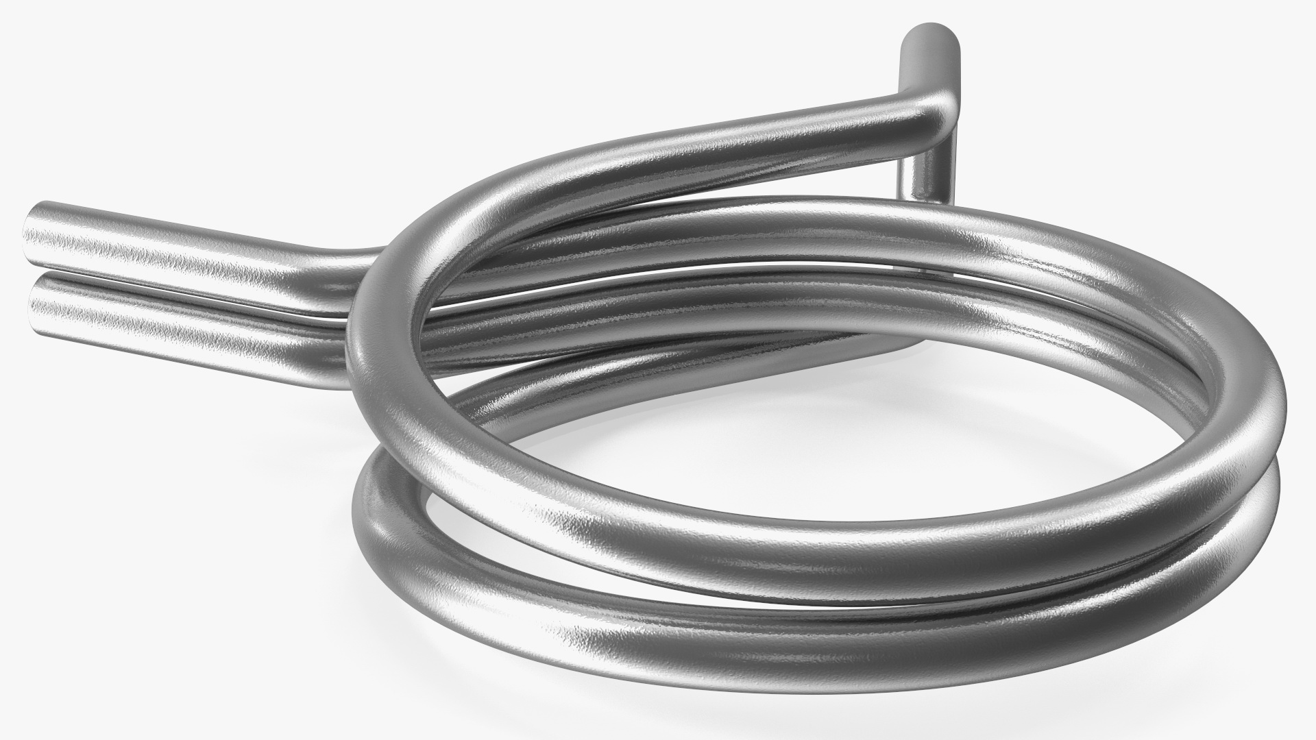 Double Wire Spring Hose Clamp 3D model