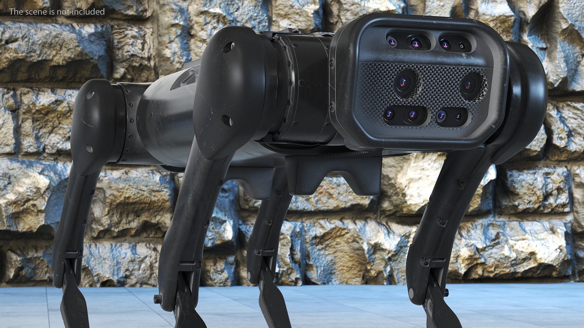 3D model Dirty Robot Dog