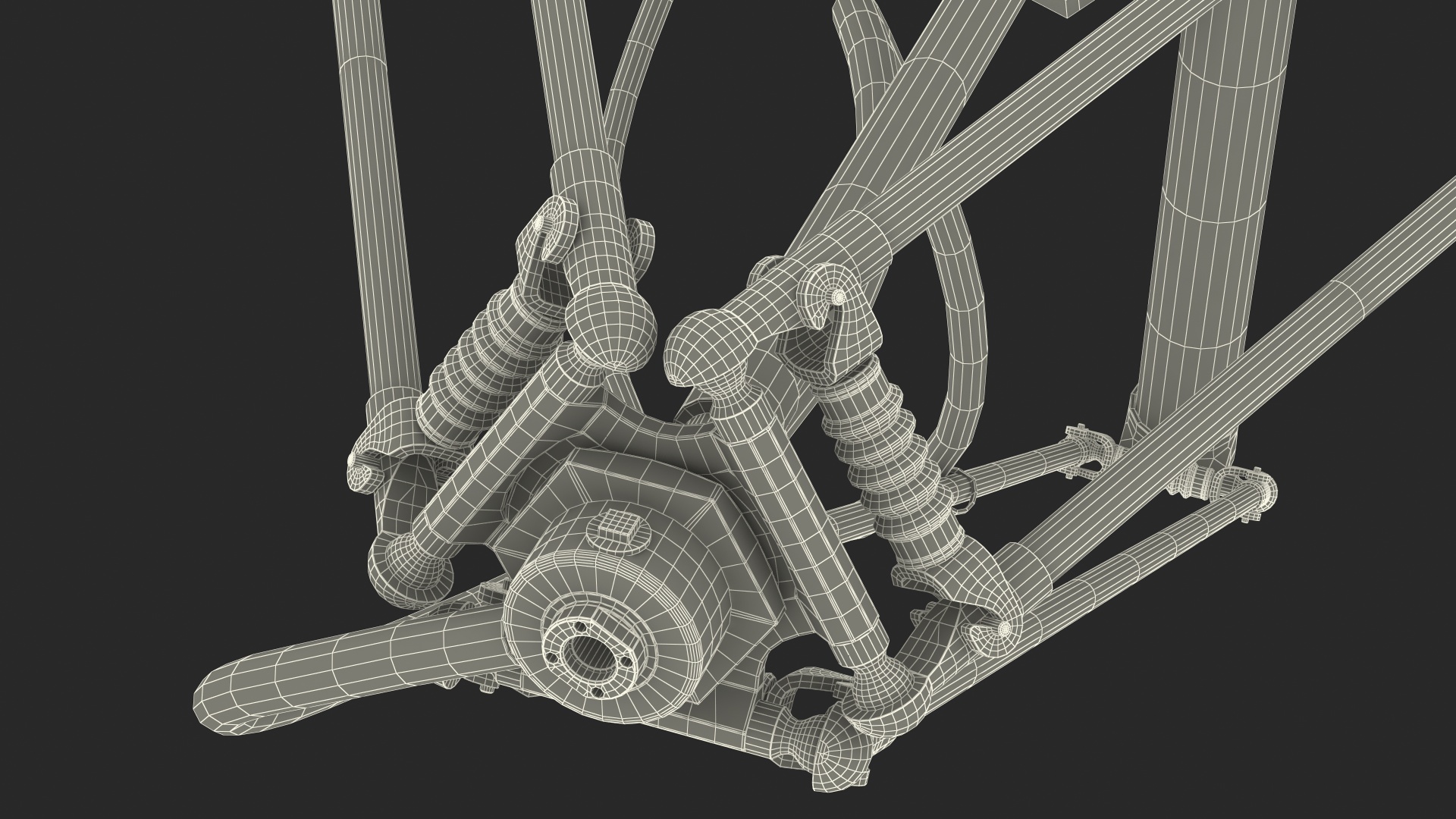 3D Packaging Parallel Robot Rigged