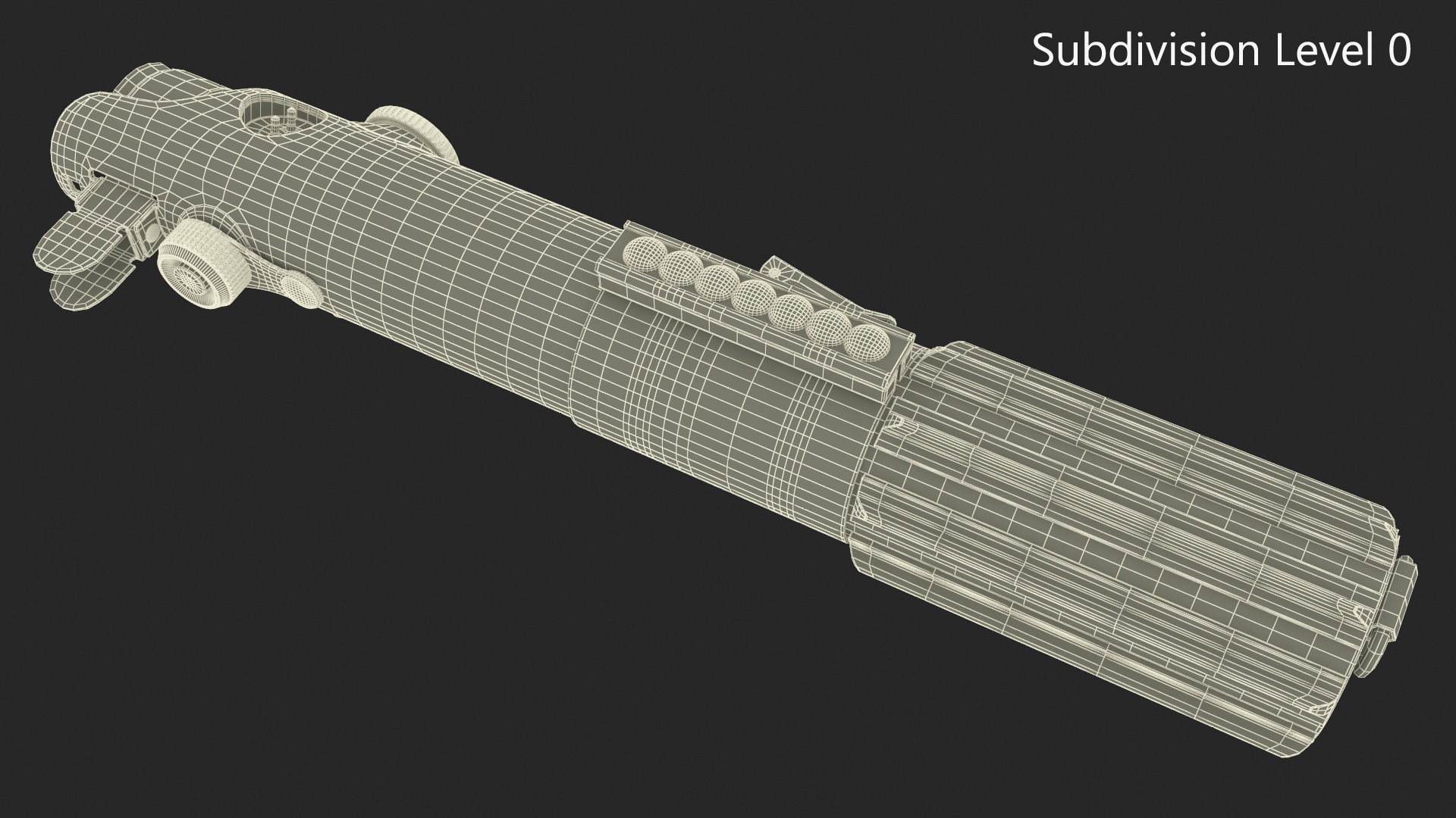 Luke Skywalkers Green Lightsaber 3D