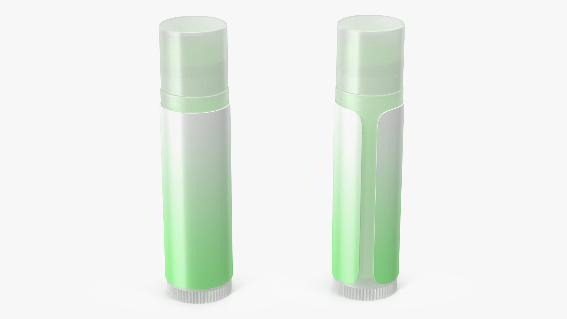 Lip Balm Green 3D model