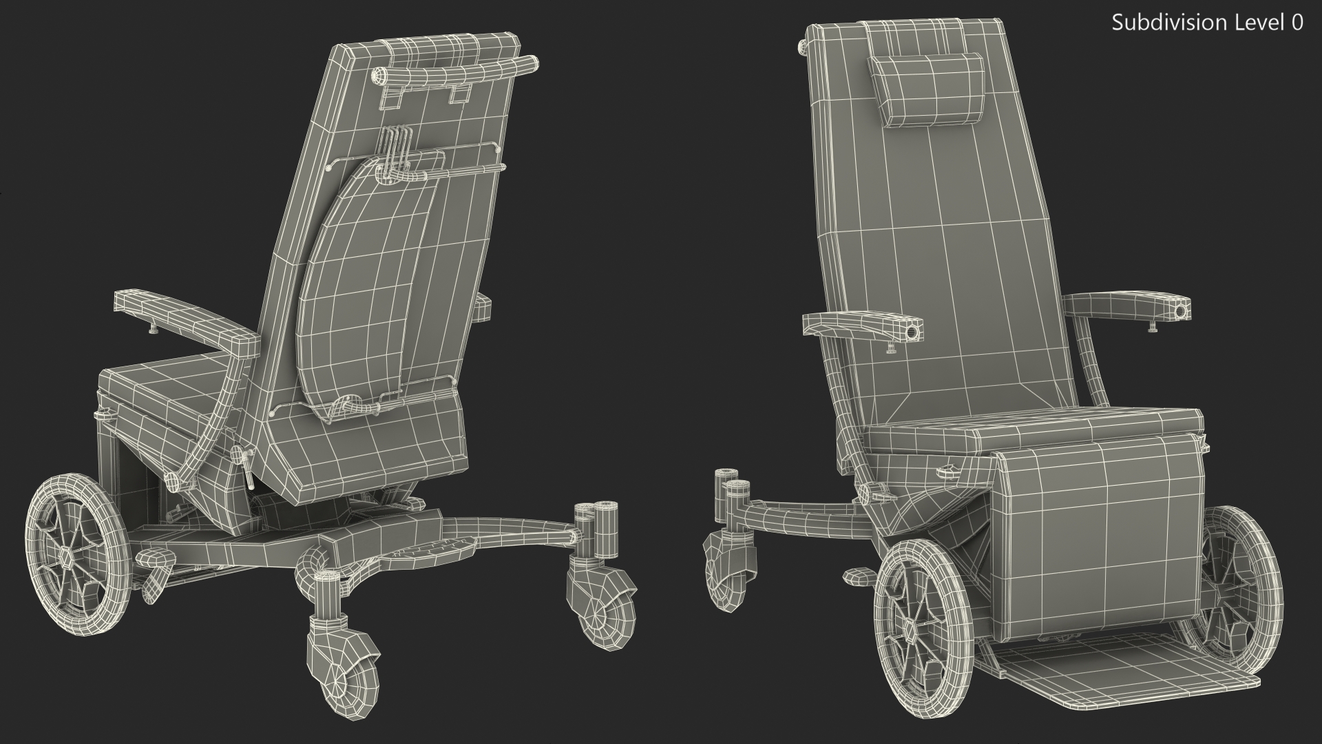 3D Multifunctional Chair Rigged model