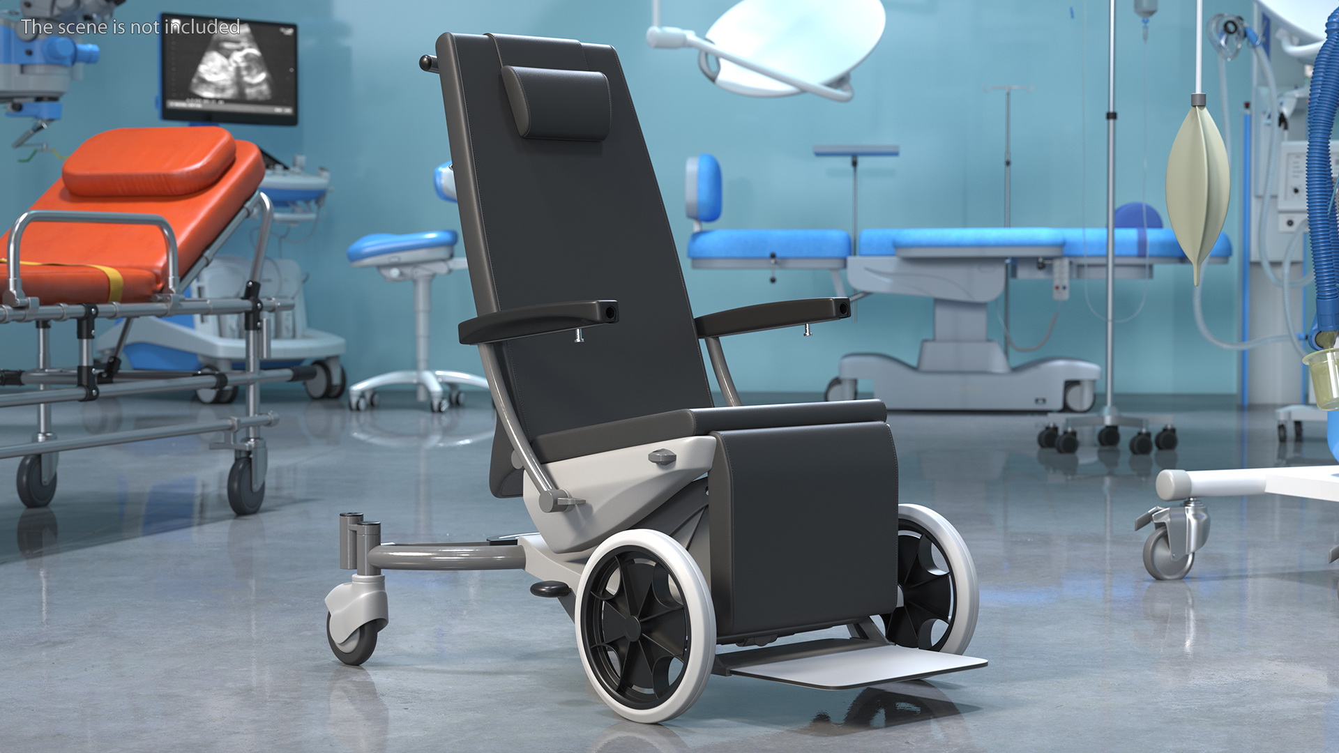 3D Multifunctional Chair Rigged model