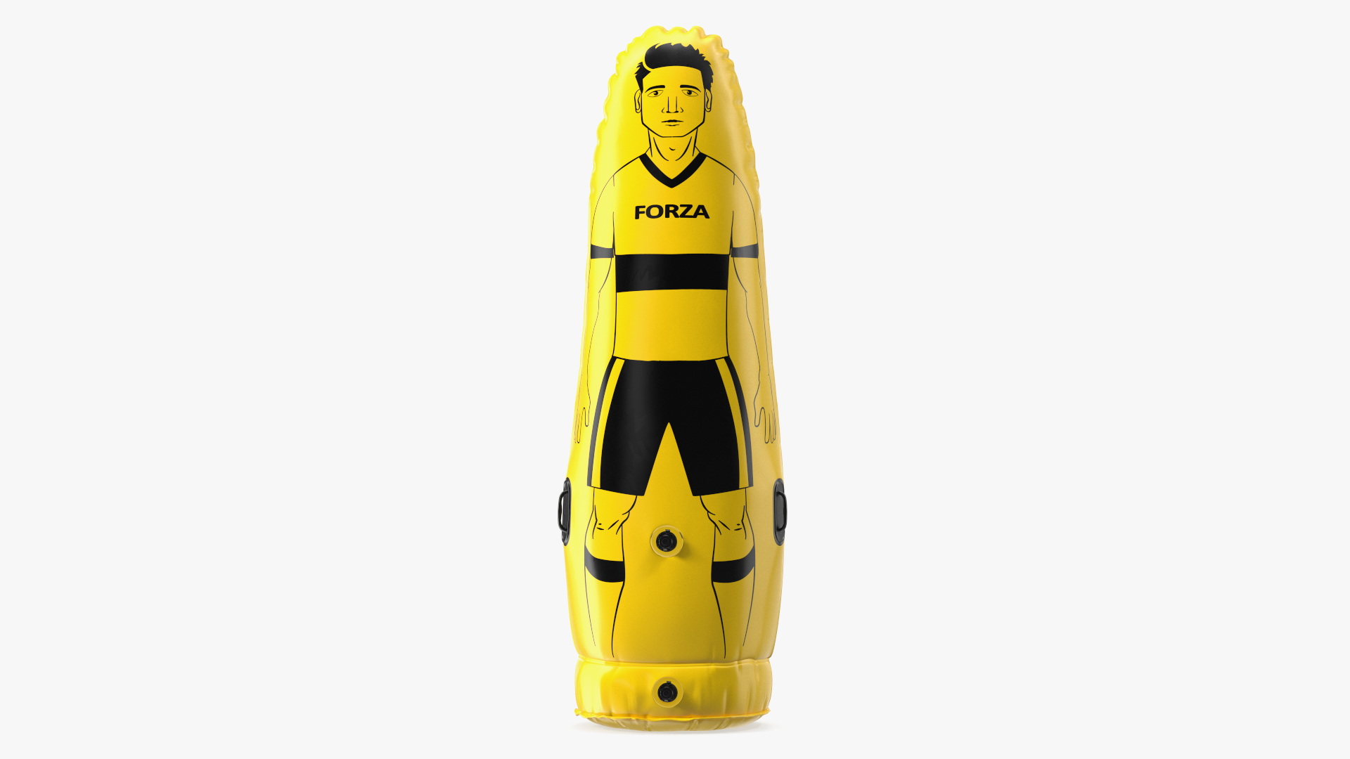 Soccer Air Mannequin Senior Yellow 3D model