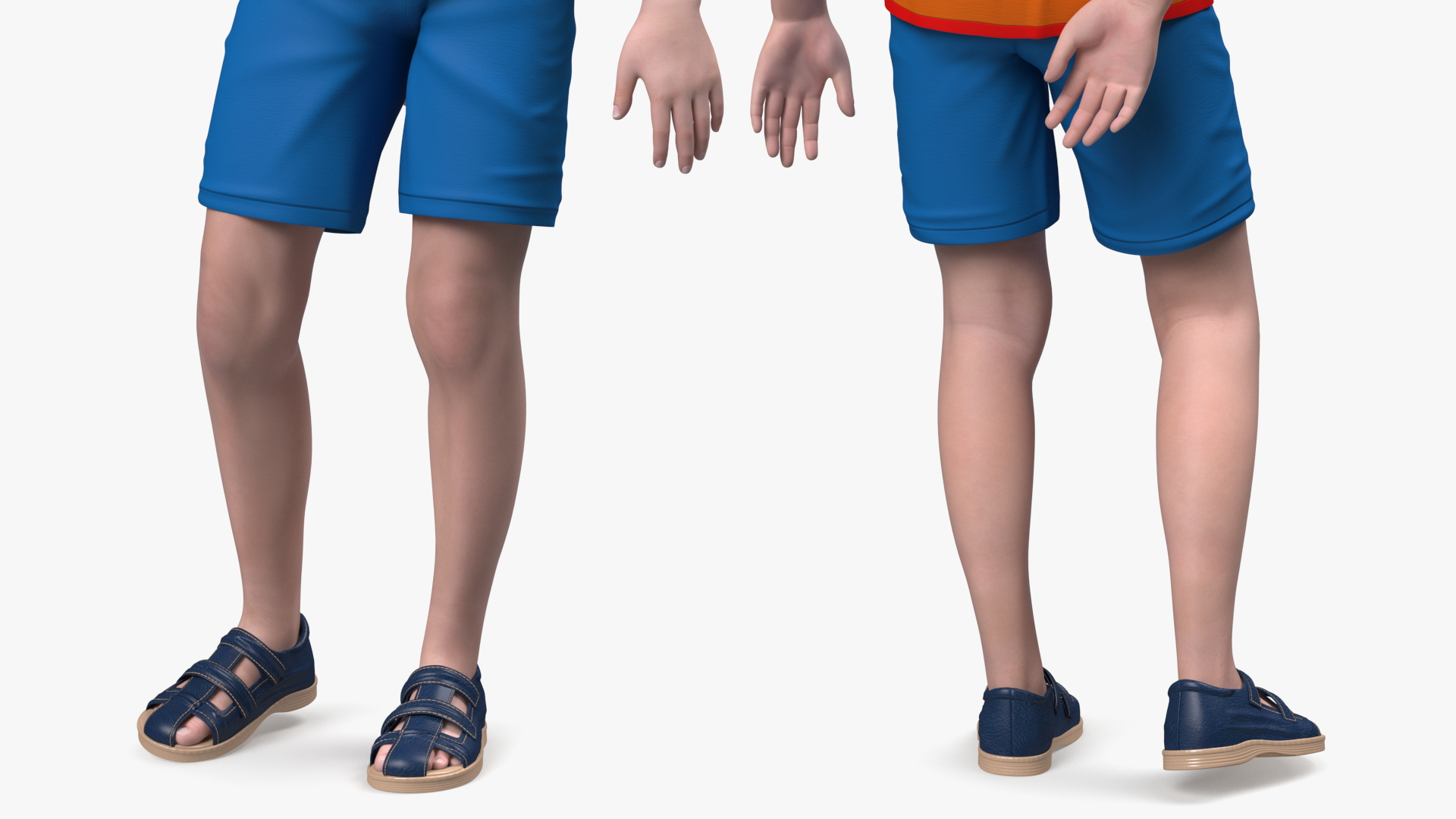 Realistic Child Boy 3D model